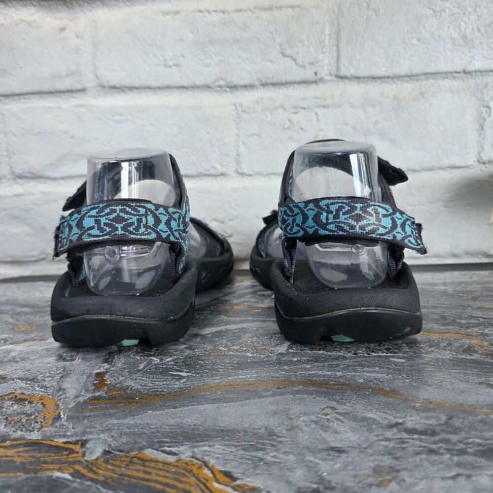 Teva Women's Hurricane 4 Triton Griffin Blue Black Hiking Sport Sandals Size 8 - Picture 5 of 9